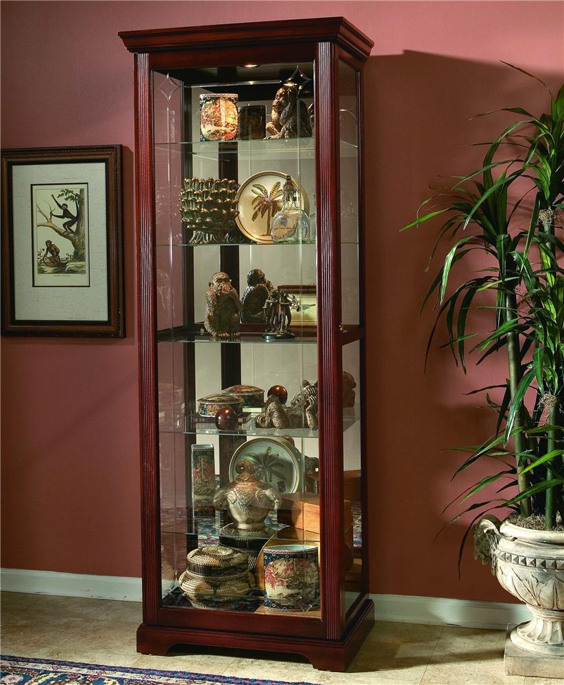 Pulaski Furniture Curios 20717 Casual TwoWay Sliding Door Curio